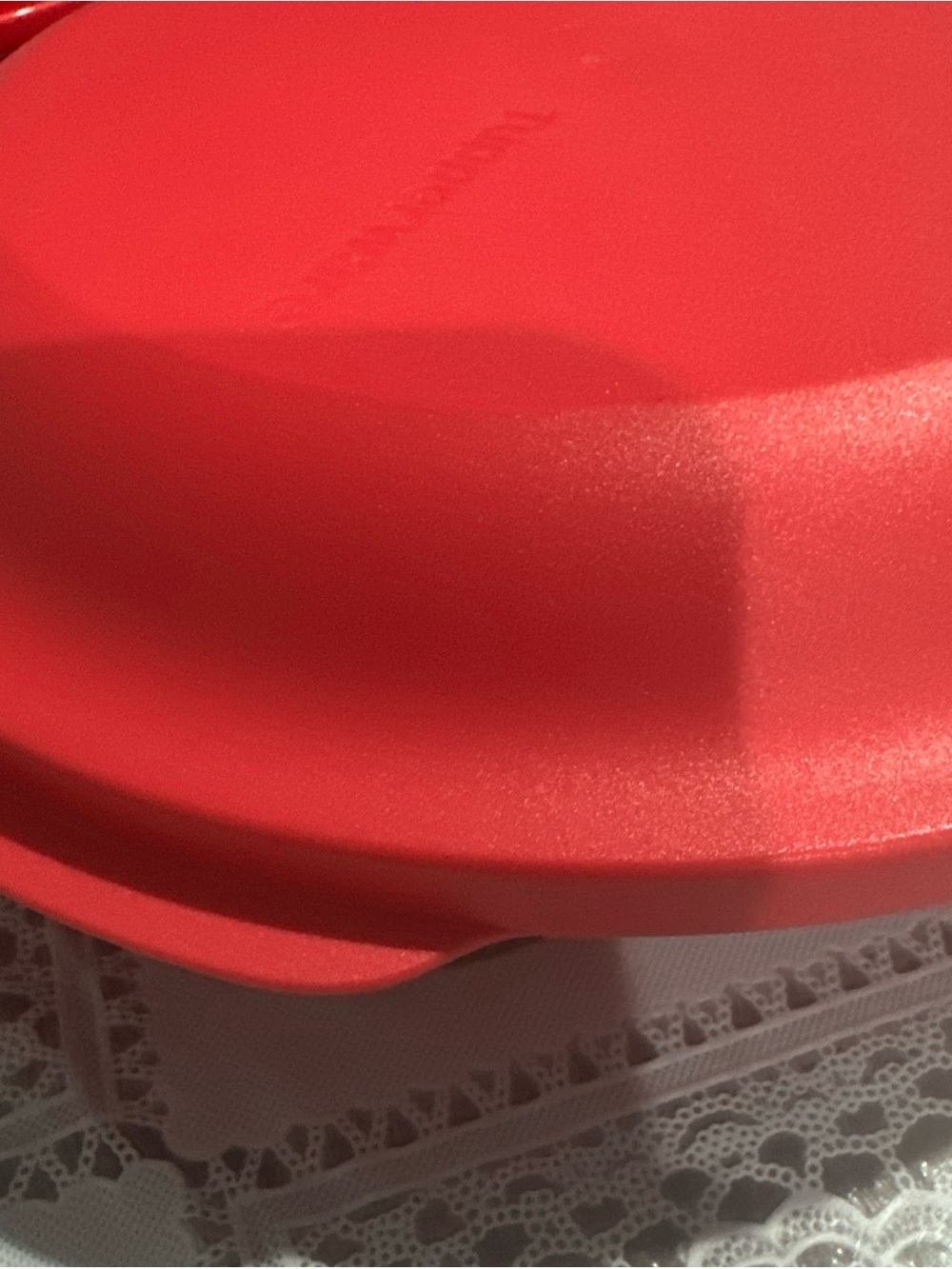 Tupperware Red Microwave/Serving Container Lid